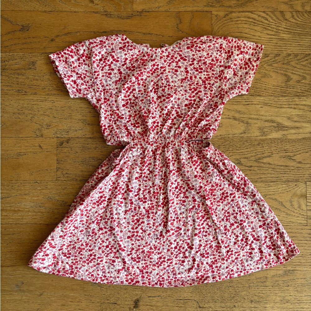 Mango Red Floral Kids Dress